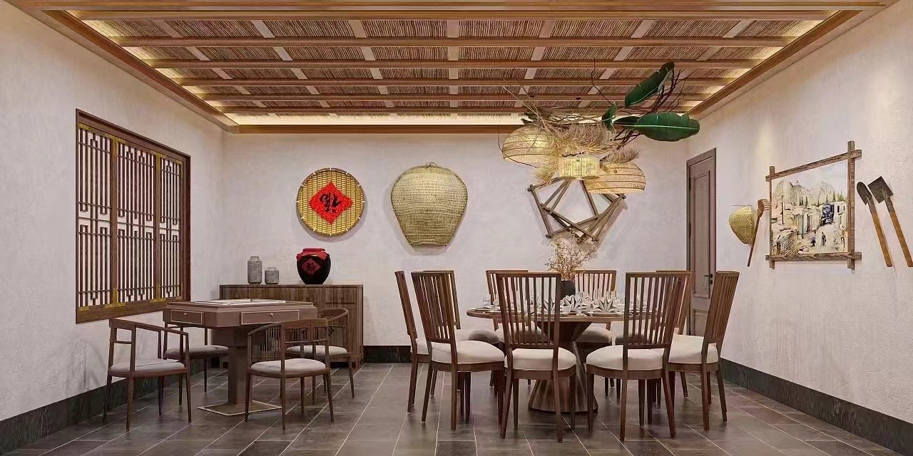 農(nóng)家樂(lè)餐廳裝修設(shè)計(jì)布局